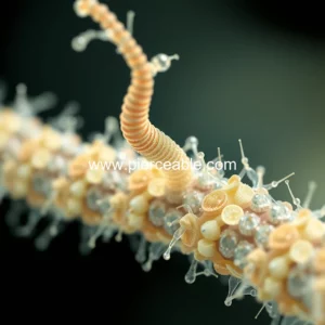 Artistic representation for Tapeworm-inspired tissue attachment: revolutionizing medical applications!