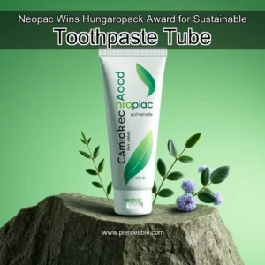 Artistic representation for Neopac Wins Hungaropack Award for Sustainable Toothpaste Tube