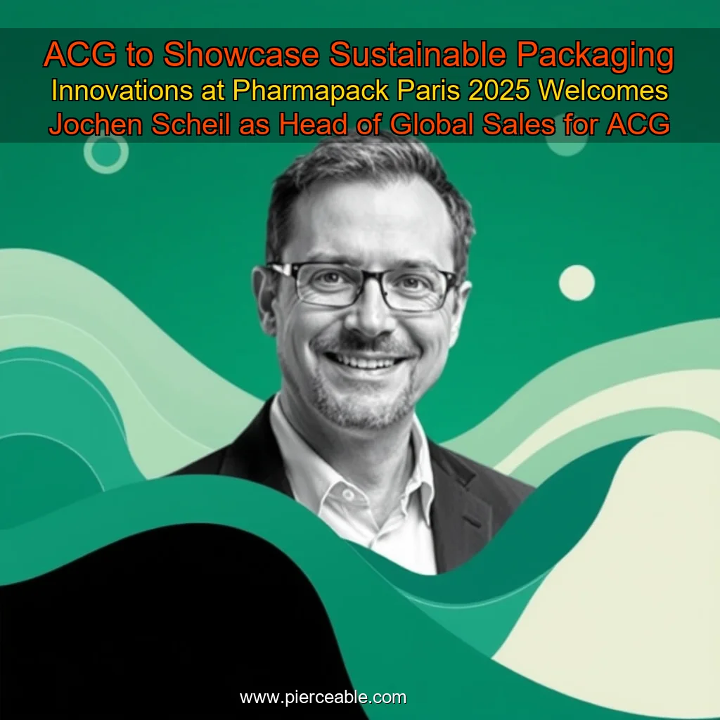 You are currently viewing ACG to Showcase Sustainable Packaging Innovations at Pharmapack Paris 2025  Welcomes Jochen Scheil as Head of Global Sales for ACG Packaging Materials