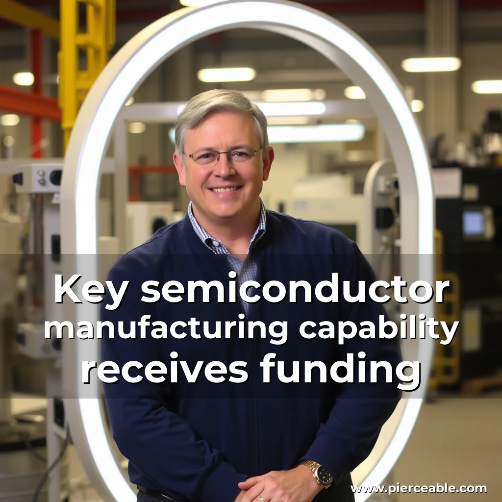 Read more about the article Key semiconductor manufacturing capability receives funding