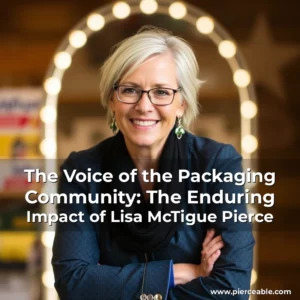 Artistic representation for The Voice of the Packaging Community: The Enduring Impact of Lisa McTigue Pierce