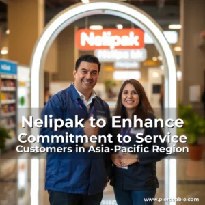 Artistic representation for Nelipak to Enhance Commitment to Service Customers in Asia-Pacific Region