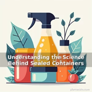 Artistic representation for Understanding the Science Behind Sealed Containers