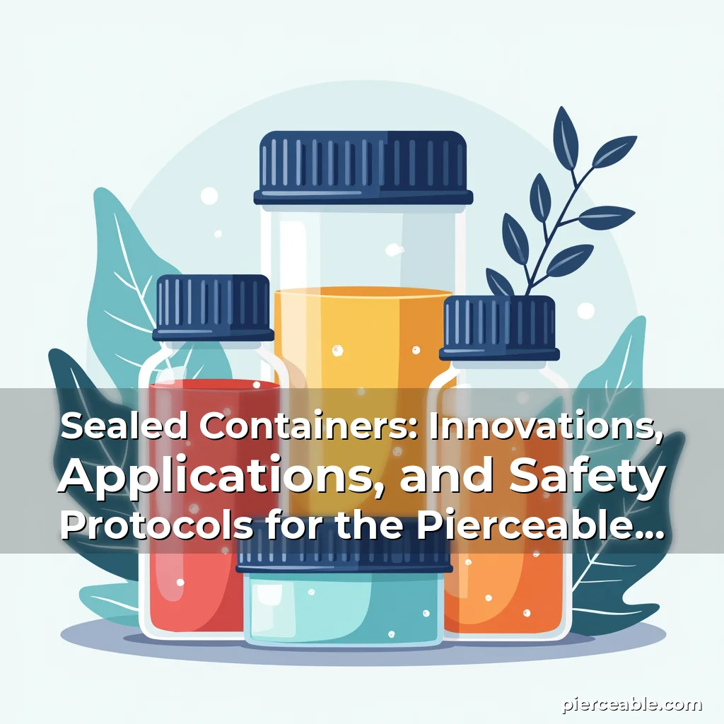 Read more about the article Sealed Containers: Innovations, Applications, and Safety Protocols for the Pierceable Community