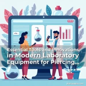 Artistic representation for Essential Tools and Innovations in Modern Laboratory Equipment for Piercing Enthusiasts
