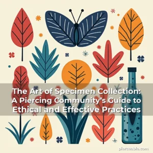 Artistic representation for The Art of Specimen Collection: A Piercing Community’s Guide to Ethical and Effective Practices