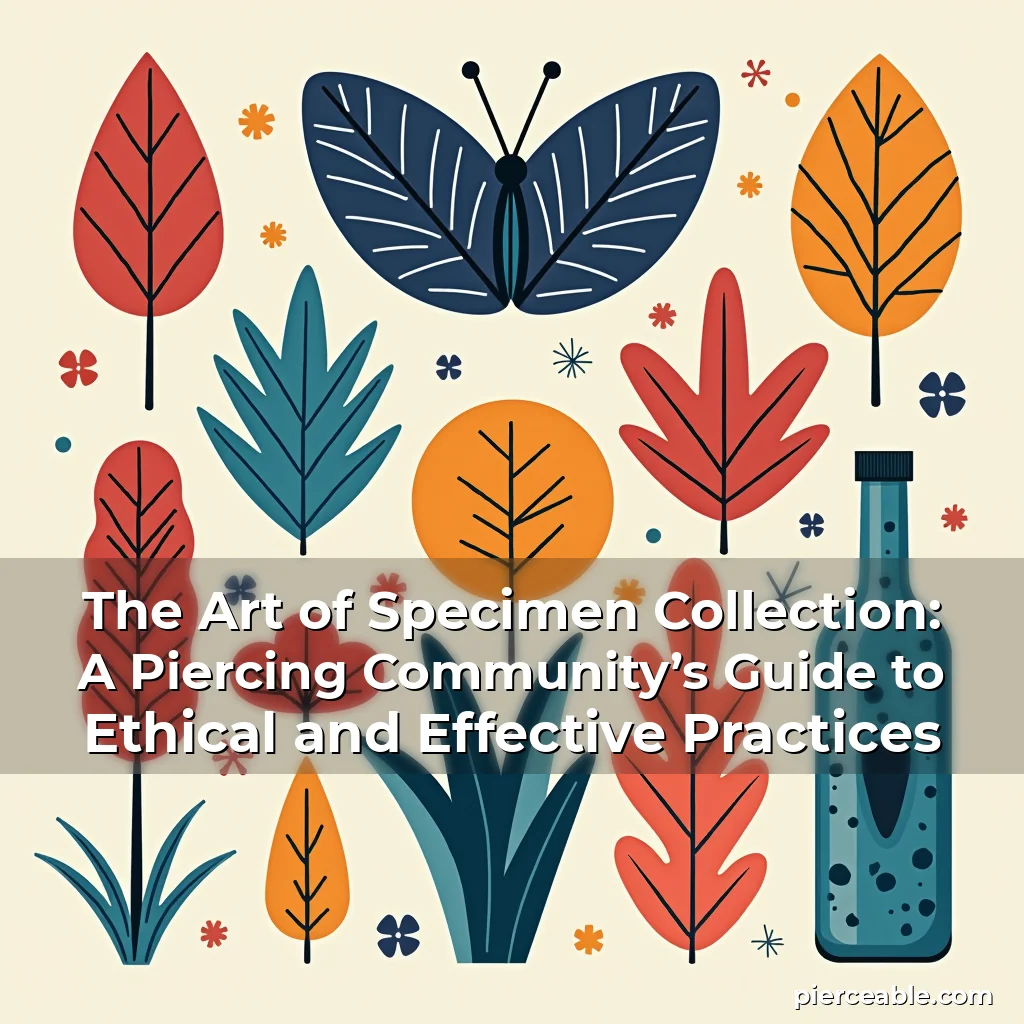 Read more about the article The Art of Specimen Collection: A Piercing Community’s Guide to Ethical and Effective Practices