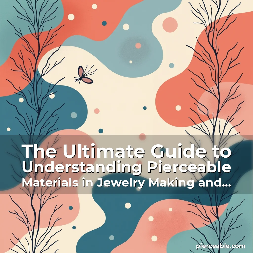 Read more about the article The Ultimate Guide to Understanding Pierceable Materials in Jewelry Making and Beyond