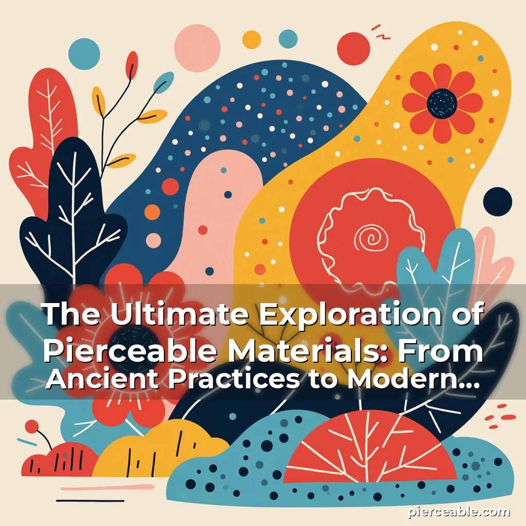 Read more about the article The Ultimate Exploration of Pierceable Materials: From Ancient Practices to Modern Innovations